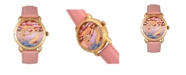 Bertha Quartz Estella Collection Gold And Pink Leather Watch 38Mm